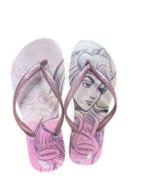 Havaiana Sleeping Beauty Flip Flops Sz 6